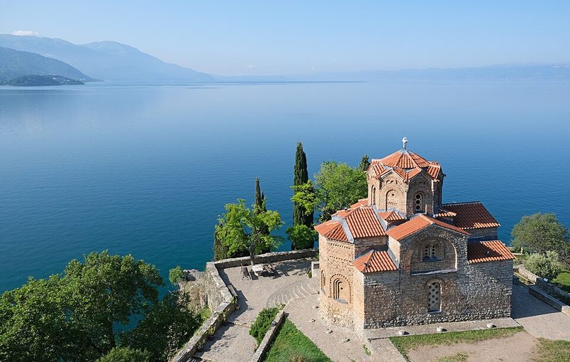 Church of St. John at Kaneo overlooking Lake Ohrid