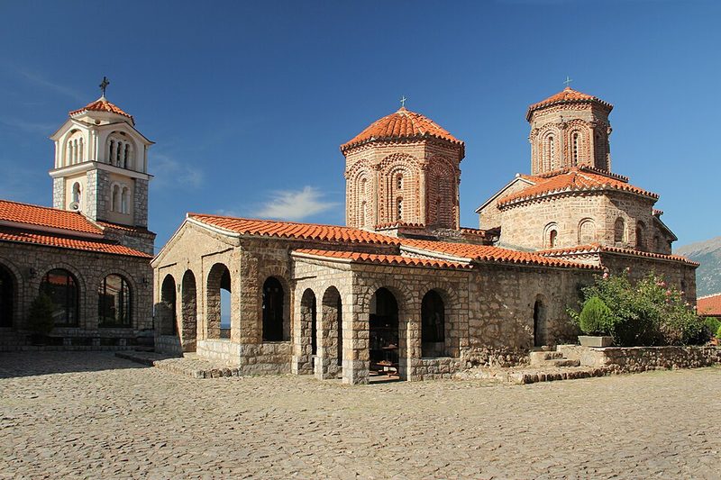 Monastery of Saint Naum on the shore of Lake Ohrid